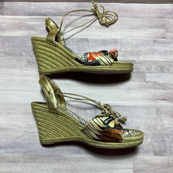 Marc Fisher Boho Espadrille Wedge Sandals Woman's Size:10M - Picture 2 of 12